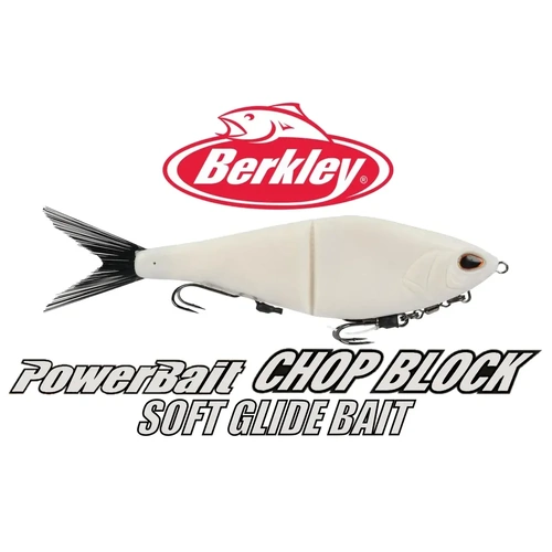 Berkley Powerbait Chop Block 10" Glidebait Soft Plastic Fishing Lure - Choose Colour