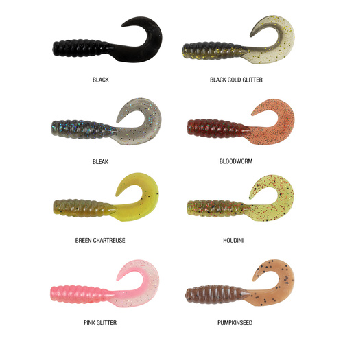 Berkley PowerBait Grub 2.5" Soft Plastic Fishing Lure - Choose Colour