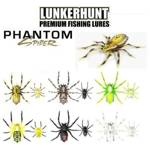 Lunkerhunt Phantom Spider 1/4oz Topwater Soft Plastic Fishing Lure - Choose Colour
