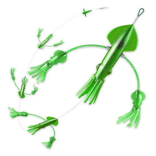 Squid Nation Flippy Floppy Game Fishing Trolling Teaser- Choose Colour