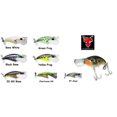 Jackall Pompadour Junior 66mm Surface Fishing Lure - Choose Colour