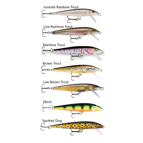 Rapala Original Floater 9cm Hard Body Fishing Lure - Choose Colour