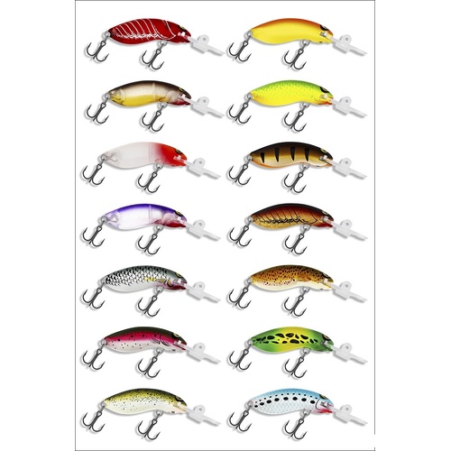 Halco RMG Scorpion 35mm Floating Hard Body Fishing Lure - Choose Colour
