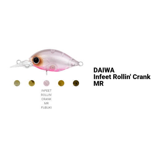 Daiwa 2020 Infeet Rolling Crank MR 32mm Floating Crankbait Fishing Lure - Choose Colour
