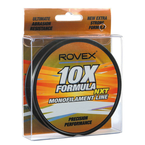Rovex 10x Formula 300m Green Monofilament Fishing Line - Choose Size