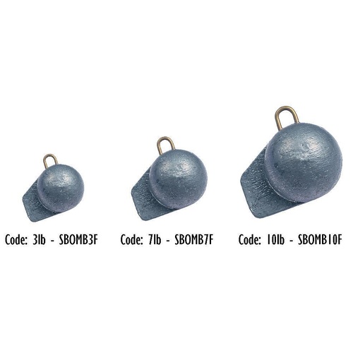 Scotty Downrigger Bomb Sinker With Fin - Choose Weight
