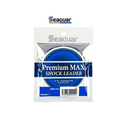 Seaguar Premium Max 100% Fluorocarbon Fishing Shock Leader - Choose Lb