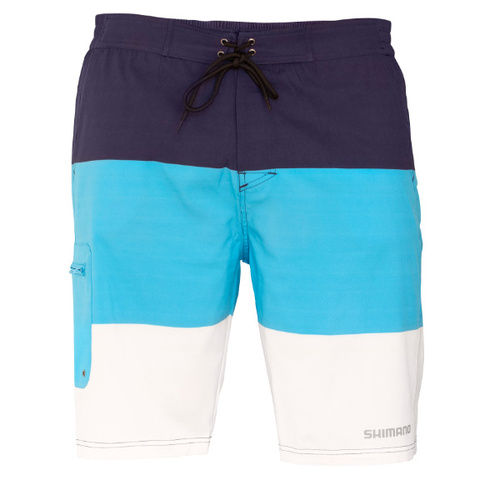 Shimano Retro Stretch Board Short Navy Blue White - Choose Size (SHORTRET)