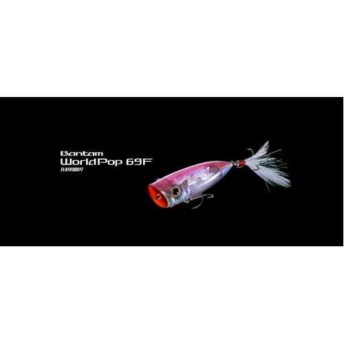 Shimano Bantam World Pop 69F Flash Boost Topwater Fishing Lure - Choose Colour