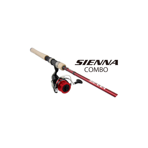 Shimano Sienna Spinning Fishing Combo - Choose Model
