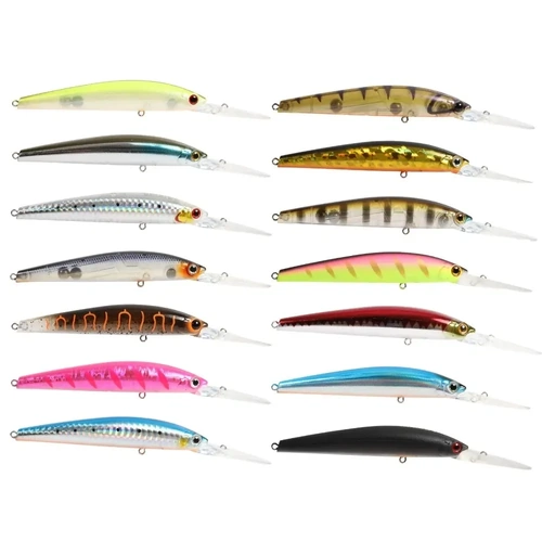 Atomic Hardz Slim Twitcher 125mm Deep Hard Body Fishing Lure - Choose Colour
