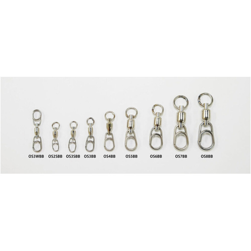 Studio Ocean Mark Heavy Duty Fishing Snap With Ball Bearing Swivel - Choose Size