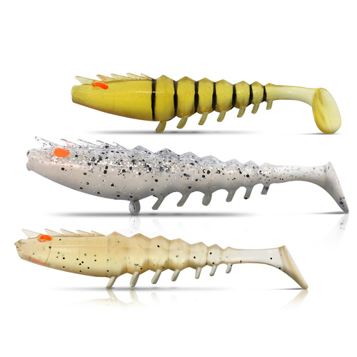 Squidgies Standard Range Prawn Paddle Tail 110mm Soft Plastic Fishing Lure - Choose Colour