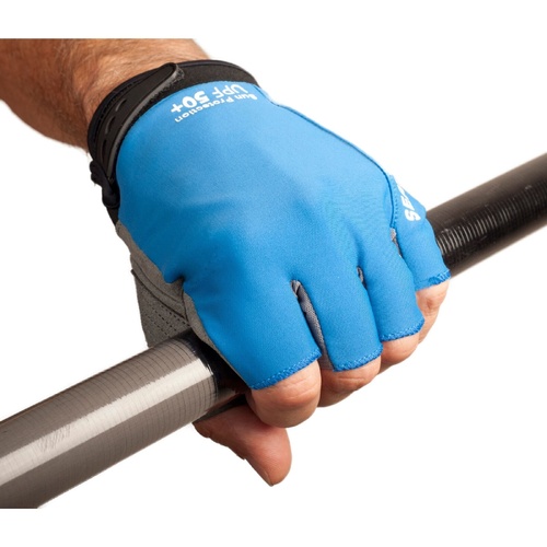 Sea To Summit Eclipse SPF50 Lycra Paddling Gloves Blue - Choose Size
