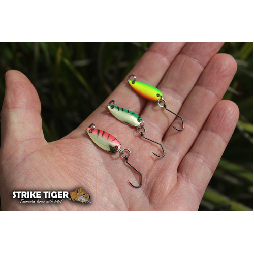Strike Tiger Micro Spoon 22mm Hard Body Fishing Lure - Choose Colour