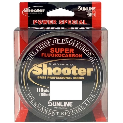 Sunline Shooter FC 110yd Power Special Fluorocarbon Fishing Line - Choose Lb