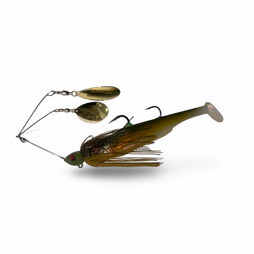 Spin Wright Beast 1oz Twin Spinnerbait 7" Fishing Lure - Choose Colour