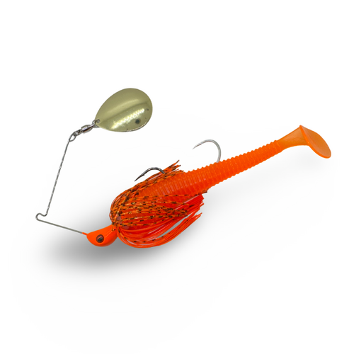 Spin Wright 1oz 6" Single Colorado Rigged Spinnerbait Fishing Lure - Choose Colour