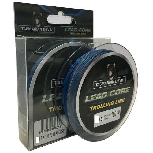 Tasmanian Devil Lead Core Trolling Fishing Line - Choose Lb