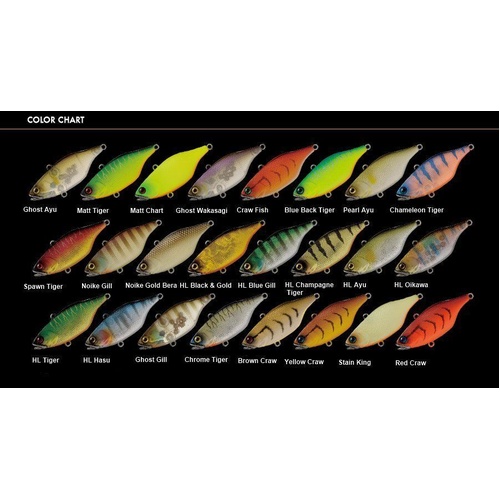 Jackall TN50 Hard body Vibration Fishing Lure - Choose Colour
