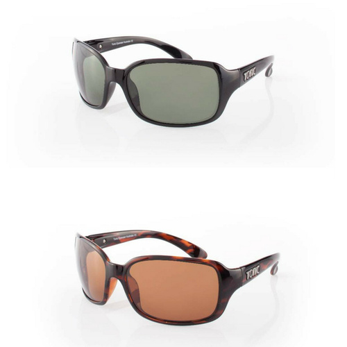 Tonic Flemington Polarised Sunglasses Tortoise Shell Frame - Choose Lens Option