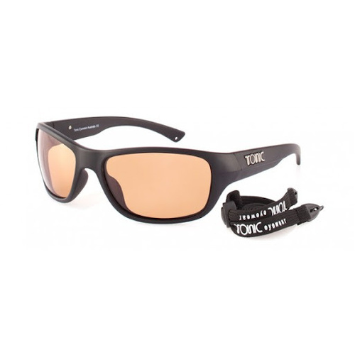Tonic Rush Polarised Sunglasses Matte Black Frame - Choose Lens Options