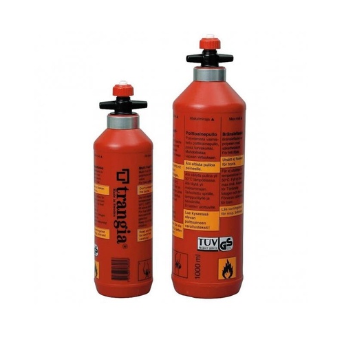 Trangia Polythene Multi Fuel Bottle With Safety Valve - Choose Size