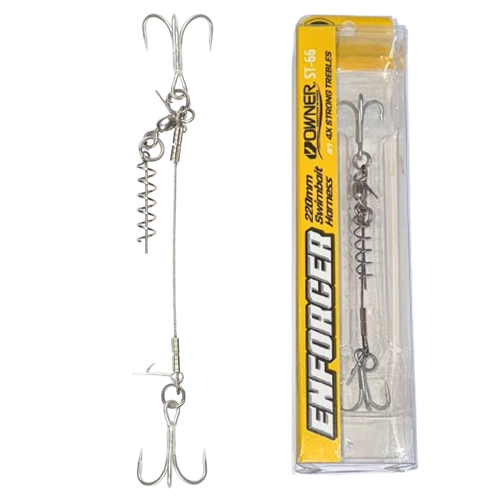 TT Lures Enforcer Wire Harness Rig For Soft Plastic Fishing Lure - Choose Size