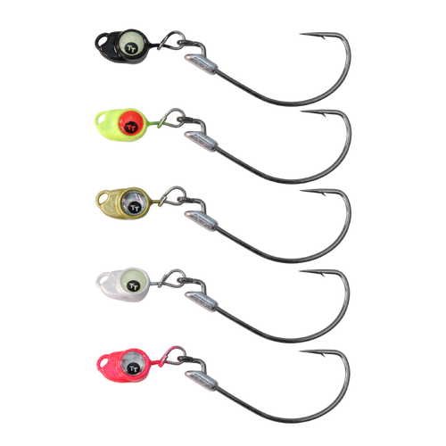 TT Lures Snake EyeZ Weedless Jighead - Choose Size Weight Colour