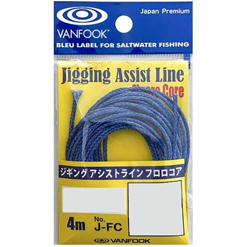 Vanfook J-FC Fluorocarbon Core Jigging Assist Fishing Line - Choose Lb