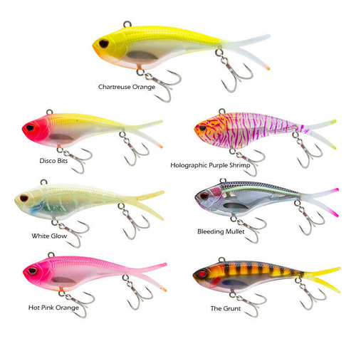 Nomad Design Vertrex Swim 110mm Soft Vibe Fishing Lure - Choose Colour