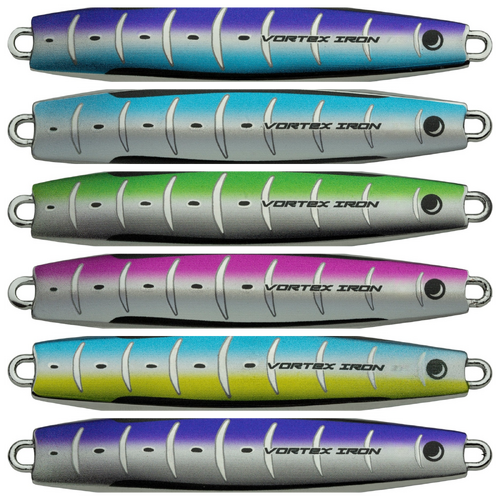 Samaki Vortex Iron 90g Metal Casting Fishing Jig - Choose Colour
