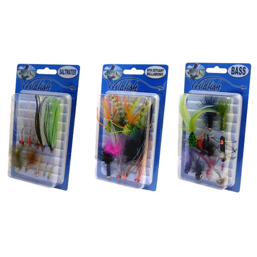 Gillies Wildfish Salt Water Fly Fishing Flies Pack - Choose Type