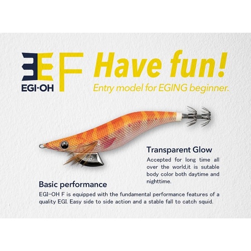 Yamashita EGI Eging OH F 2.5 Squid Fishing Jig - Choose Colour
