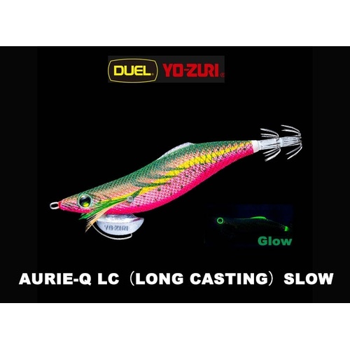 Yo Zuri Aurie-Q Long Cast Egi 3.0 Slow Sinking Squid Jig 15g - Choose Colour