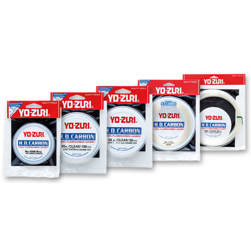 Yo Zuri H.D Carbon 30yds Clear Fluorocarbon Fishing Leader - Choose Lb