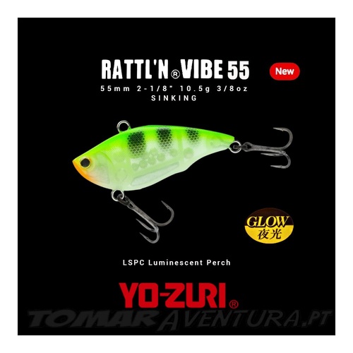 Yo Zuri Rattl'N Vibe 55mm Sinking Hard Body Fishing Lure - Choose Colour
