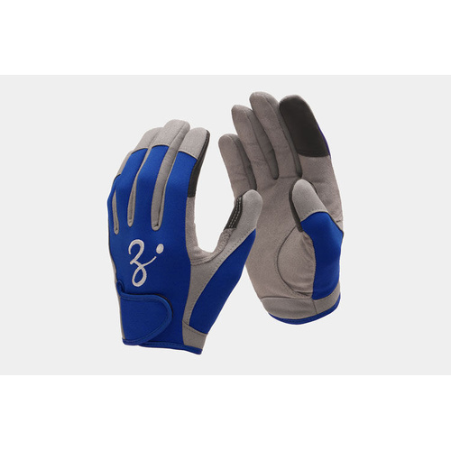 Zenaq 3D Power Blue Heavy Duty Fishing Gloves - Choose Size