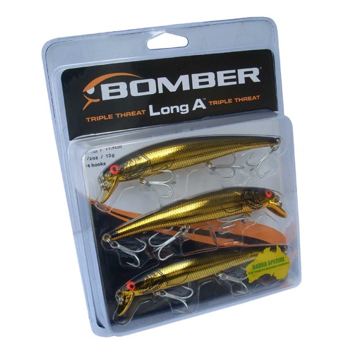 Bomber Heavy Duty Classic Hard Body Fishing Lure #3x 15A XMKHD Lure