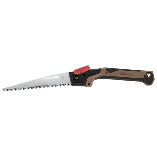Gerber Bushcraft Saw Coyote Brown Handle SK5 Carbon Steel Blade Blister Pack