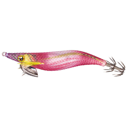 Discontinued - Shimano 2022 Sephia Flash Boost Rattle 3.0 Squid Jig #010 - Pink Glow