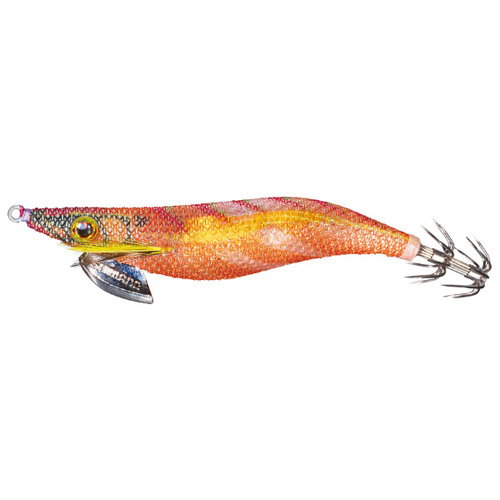Discontinued - Shimano 2022 Sephia Flash Boost Rattle 3.0 Squid Jig #011 - Orange Glow