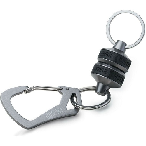 Rapala RCD Magnetic Release Black Fishing Vest Tool Net Holder Holds 3kg Carabiner