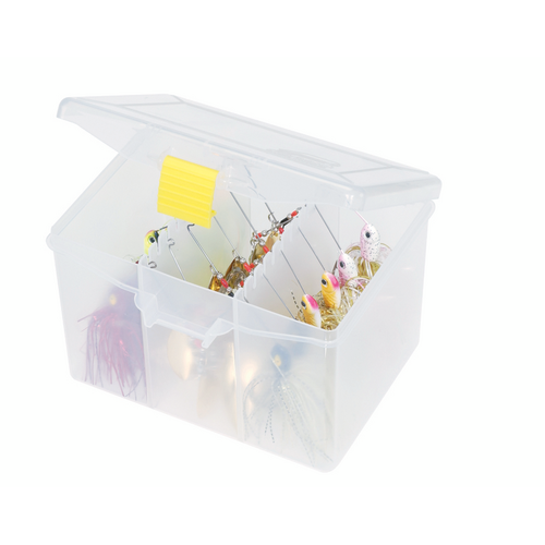 Plano 350304 StowAway Spinnerbait Clear Fishing Tackle Storage Box