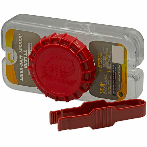 Plano 465100 Liqua Bait Locker Bottle &amp; Bait Grabber