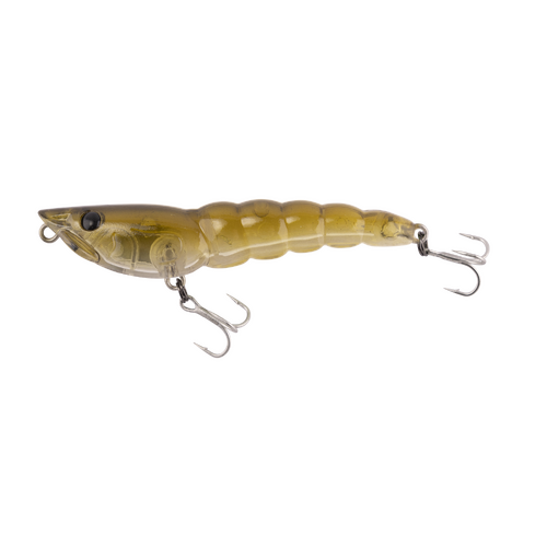Berkley Pro-Tech Prawn Walker 75mm Topwater Hard Body Fishing Lure #Olive Prawn