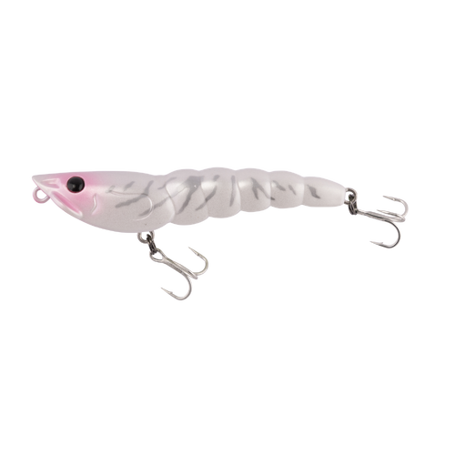 Berkley Pro-Tech Prawn Walker 75mm Topwater Hard Body Fishing Lure #Pearl White Pink