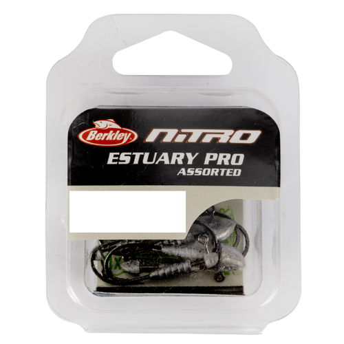 Berkley Nitro Estuary Pro Fishing Jig Head Assortment Pack #M