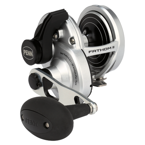 Penn Fathom II 10XN Single Speed Lever Drag Overhead Fishing Reel #FTHII10XNLD