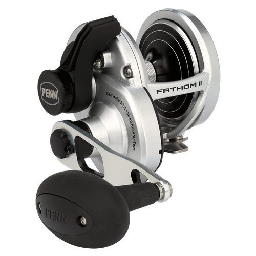 Penn Fathom II 25N Single Speed Lever Drag Overhead Fishing Reel #FTHII25NLD
